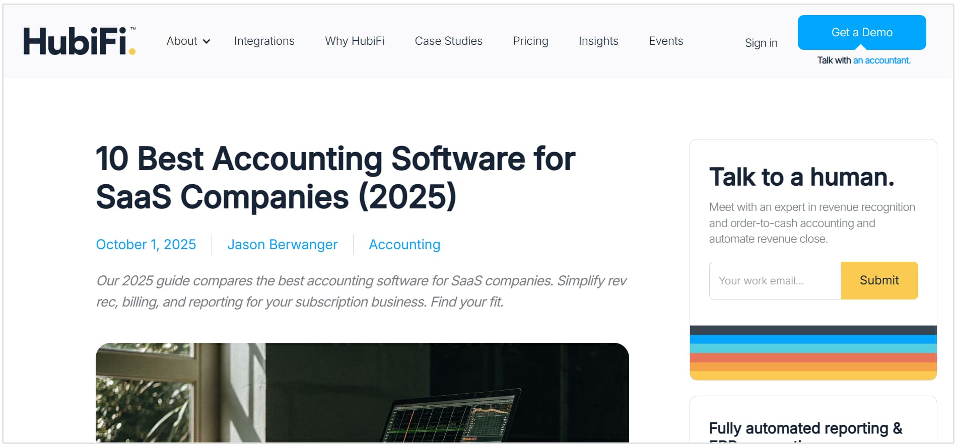 Best accounting software for SaaS